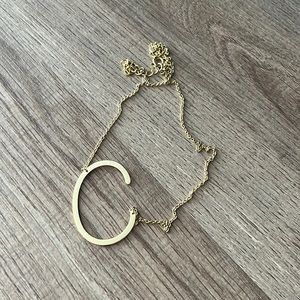 Initial Necklace - “C”